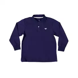 Henry Duvall Narragansett Navy Long Sleeve Carter Polo.