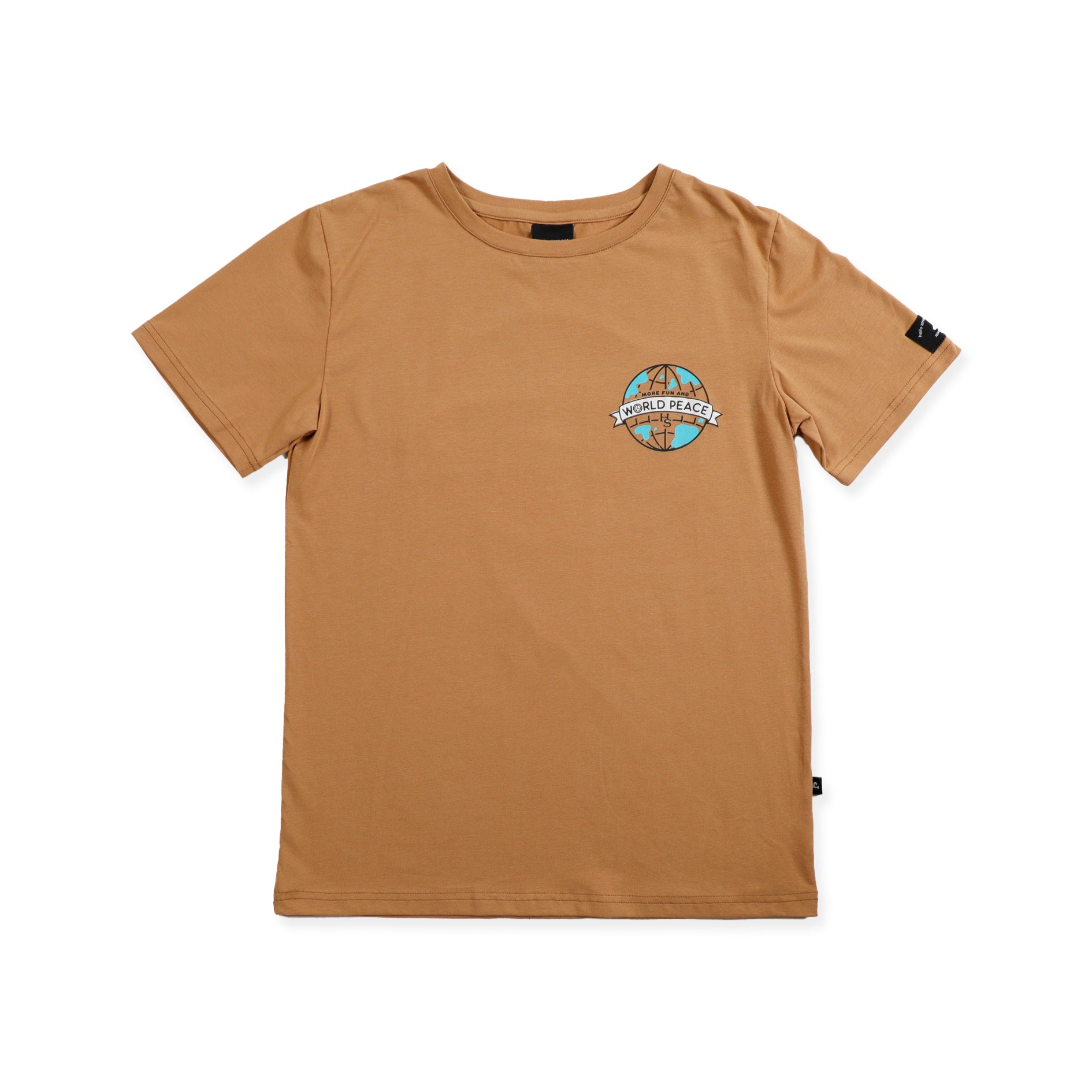 HS World SS Brown T-Shirt