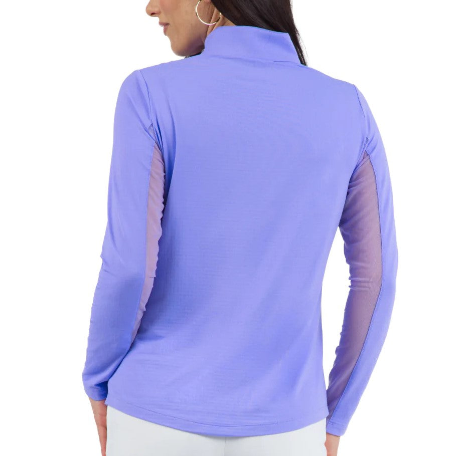 IBKUL Lavender Long Sleeve Mock