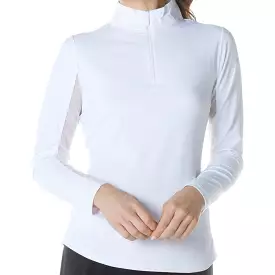 IBKUL Long Sleeve Mock in White