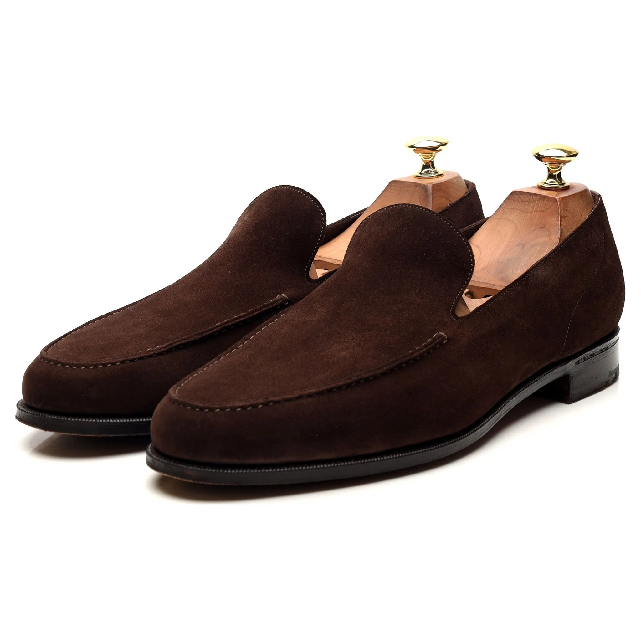 Islington Dark Brown Slip On Loafers UK 9.5 D