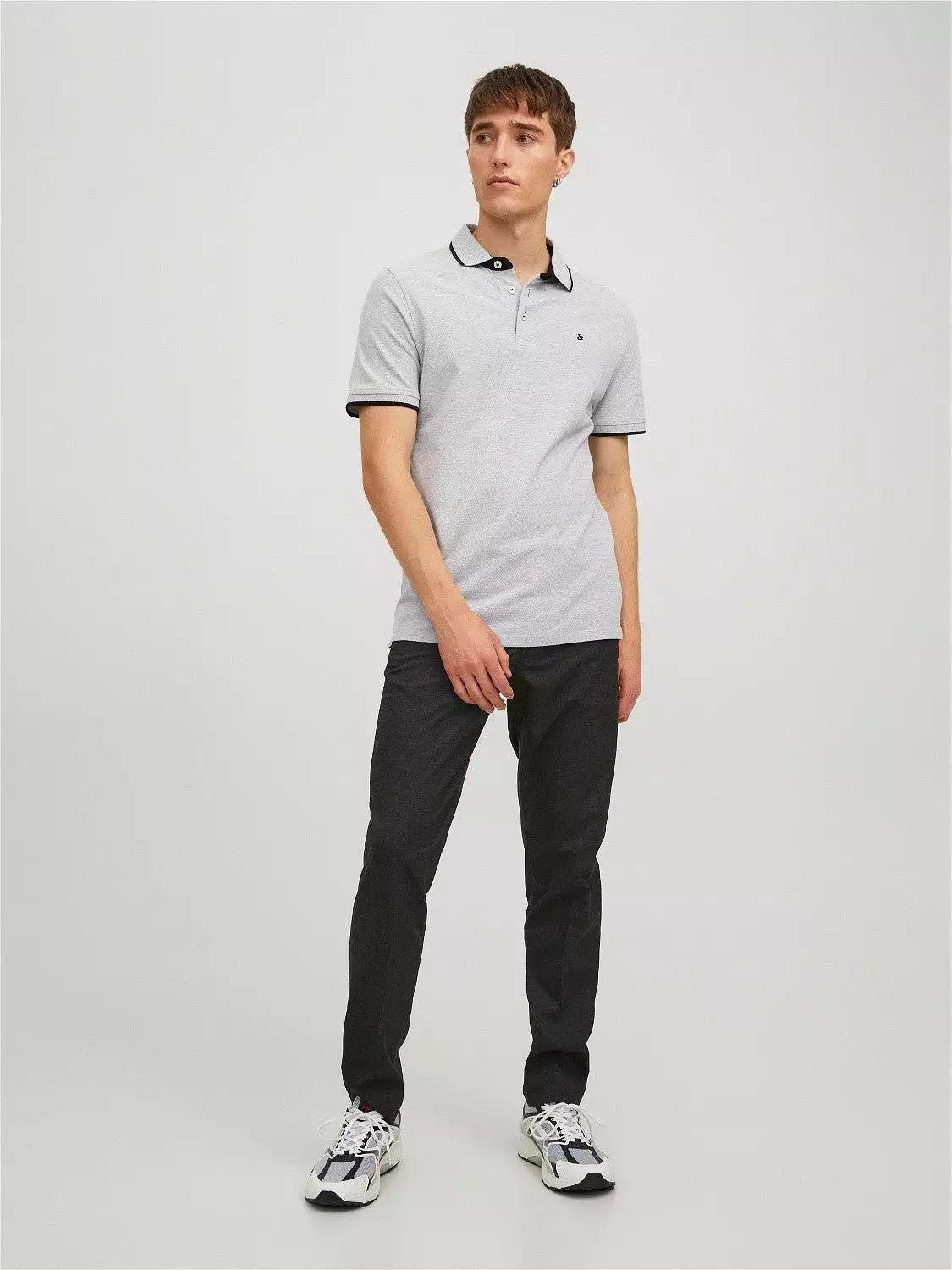 'Jack & Jones Paulos Polo T-Shirt in Pique Fabric'