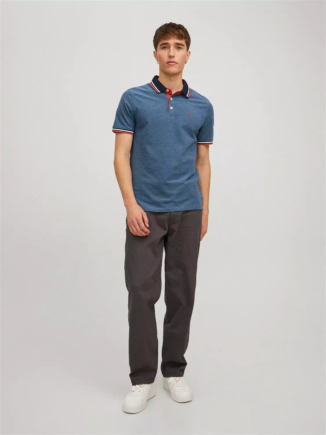 'Jack & Jones Paulos Polo T-Shirt in Pique Fabric'