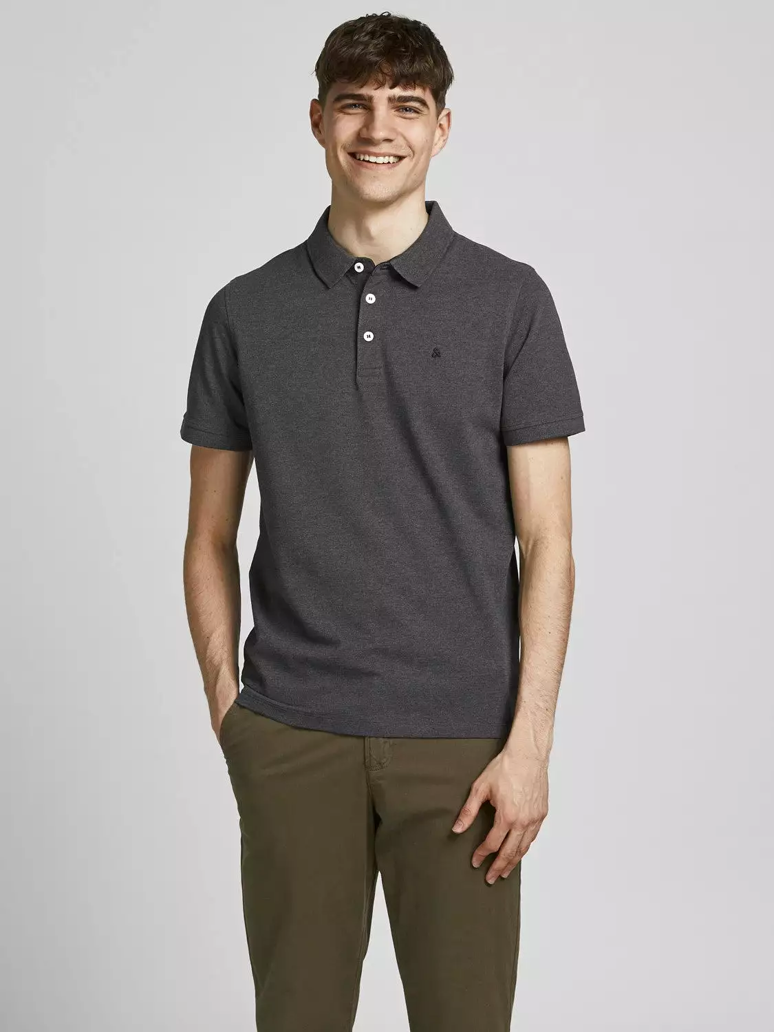 'Jack & Jones Paulos Polo T-Shirt in Pique Fabric'