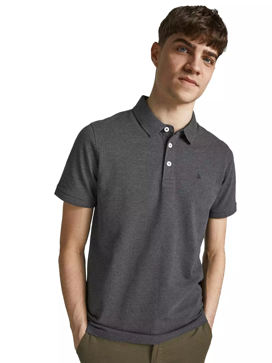 'Jack & Jones Paulos Polo T-Shirt in Pique Fabric'