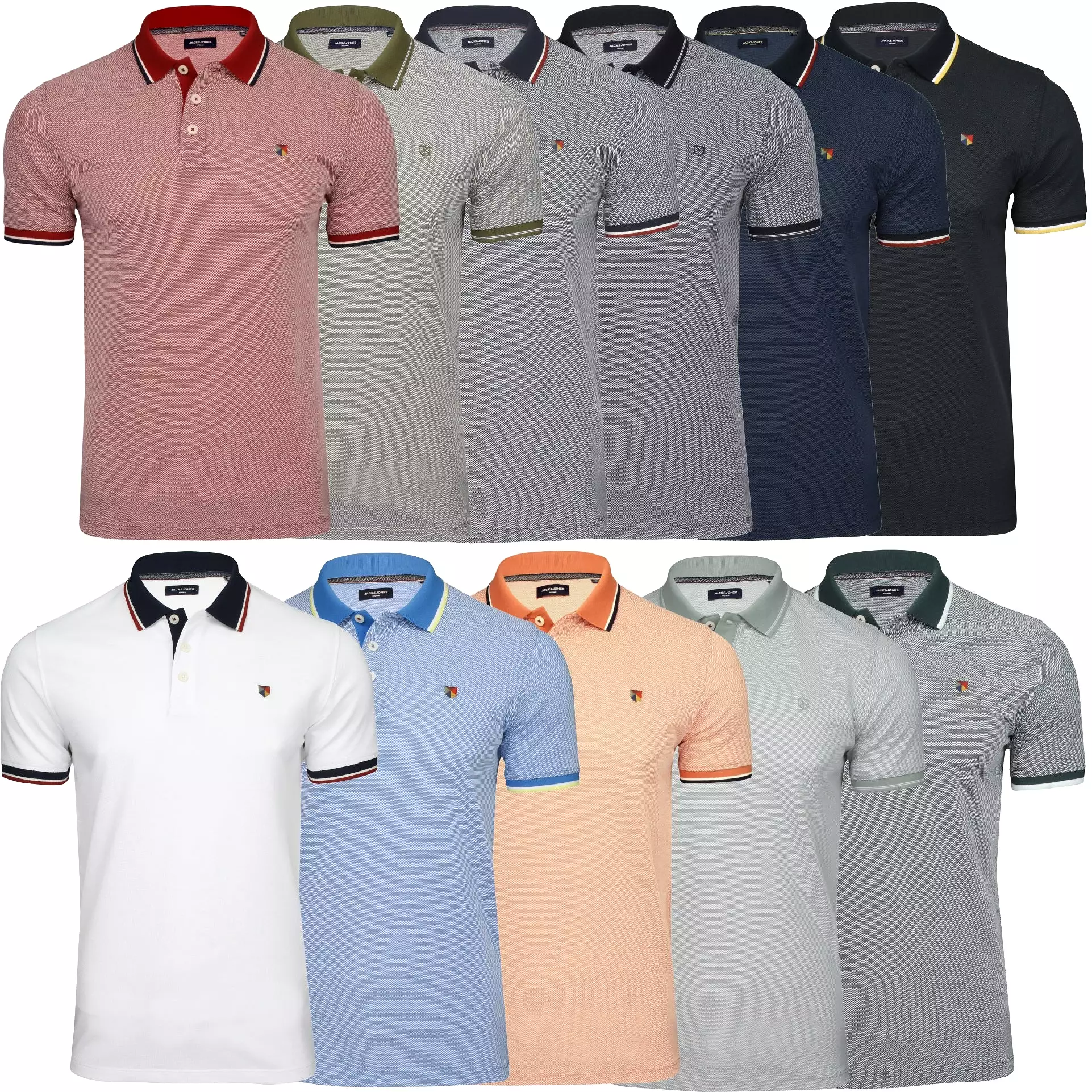 Jack & Jones Polo T-Shirt JPRWIN Blu for Men