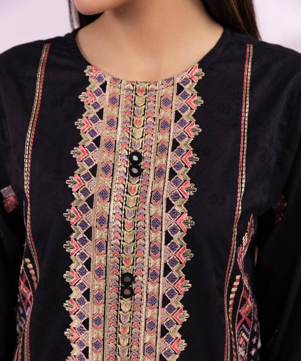 Jacquard Embroidered Shirt