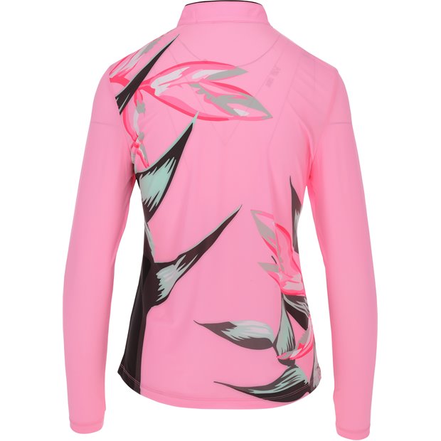 Jamie Sadock Pinktrest Long Sleeve Botanical Polo