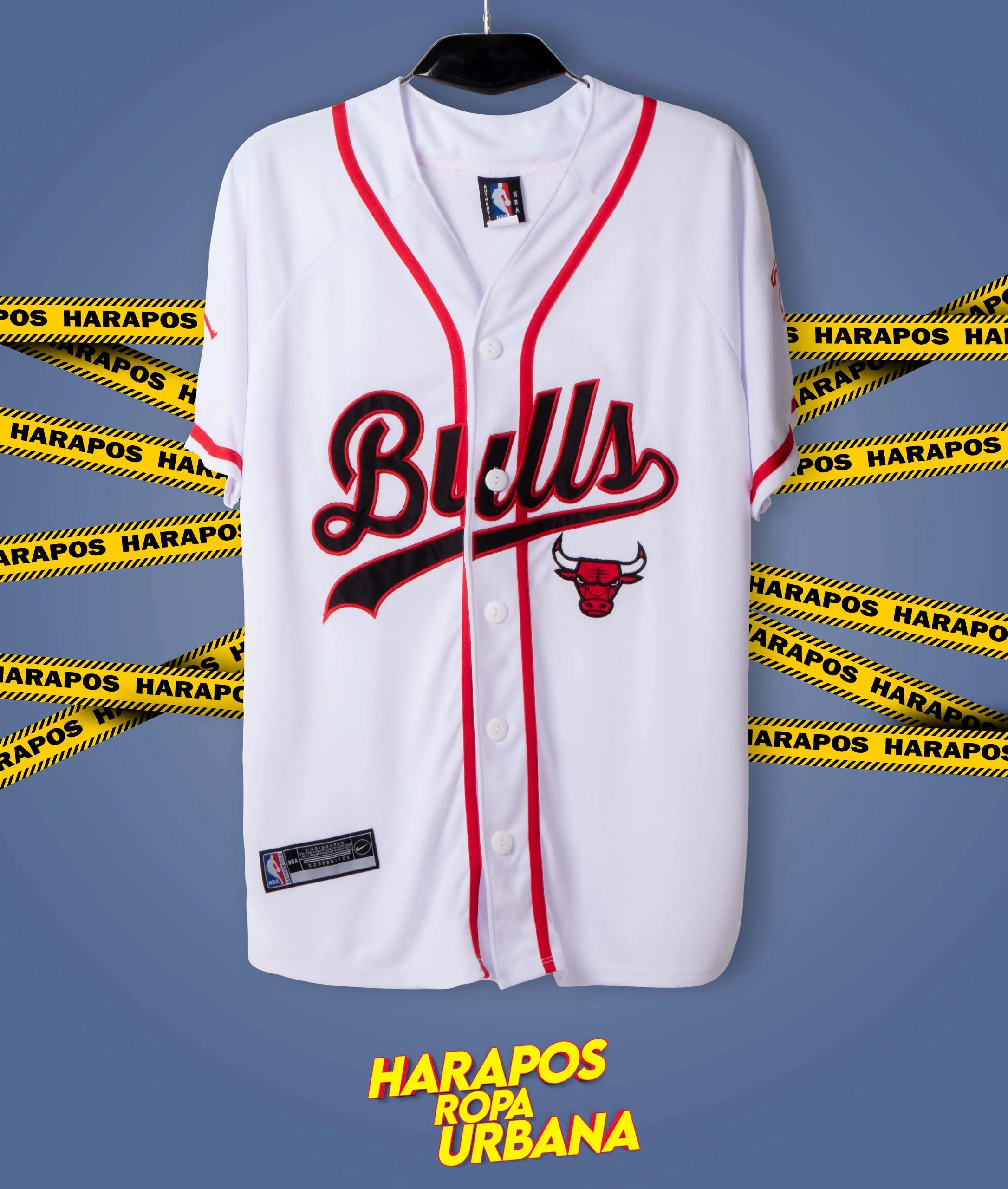 White Chicago Bulls jersey