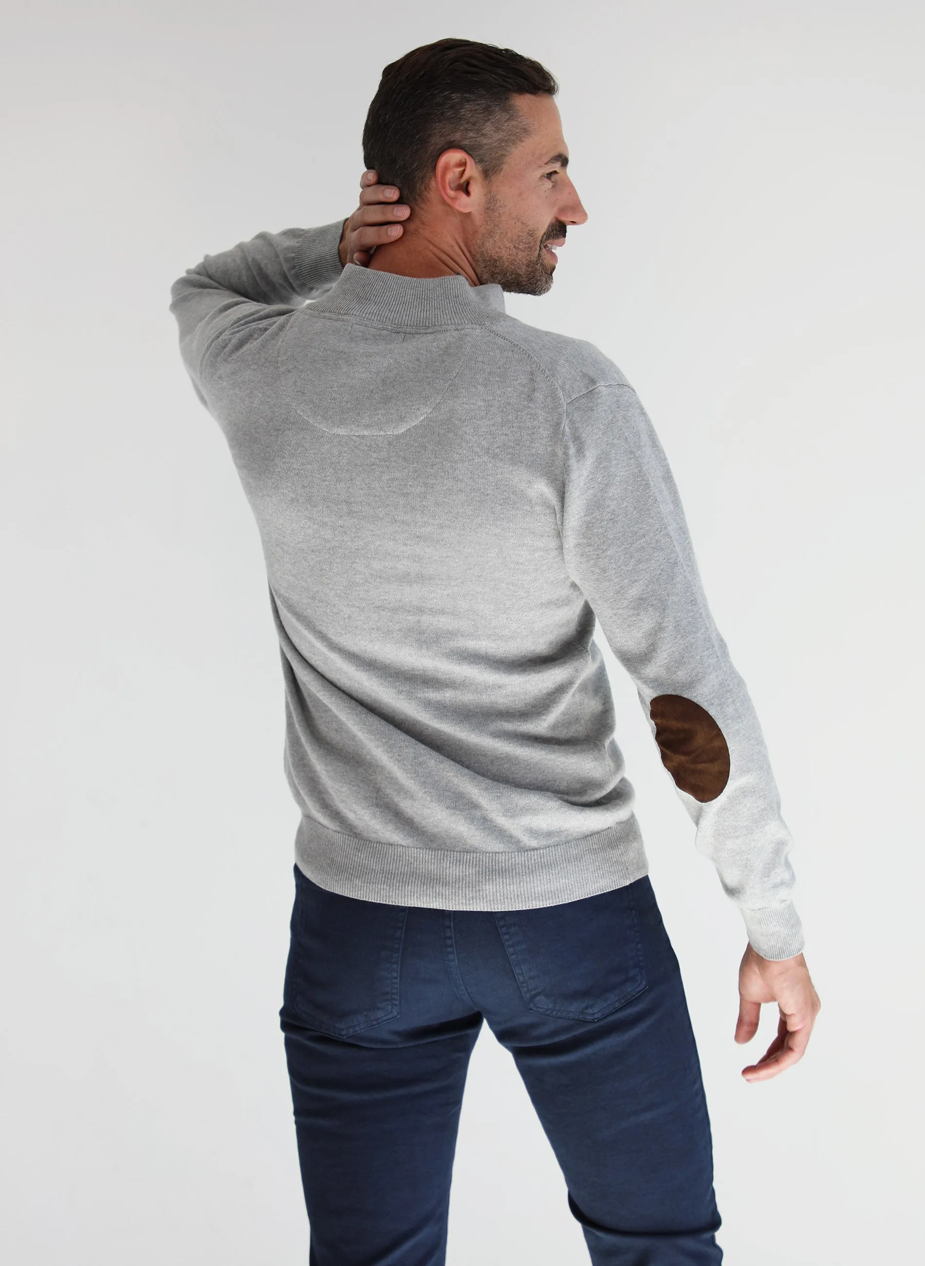 Men's 4-Button Gray Jersey