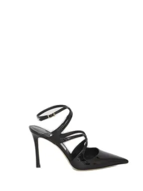 Black Patent Leather Slingback Pumps by JIMMY CHOO for Women