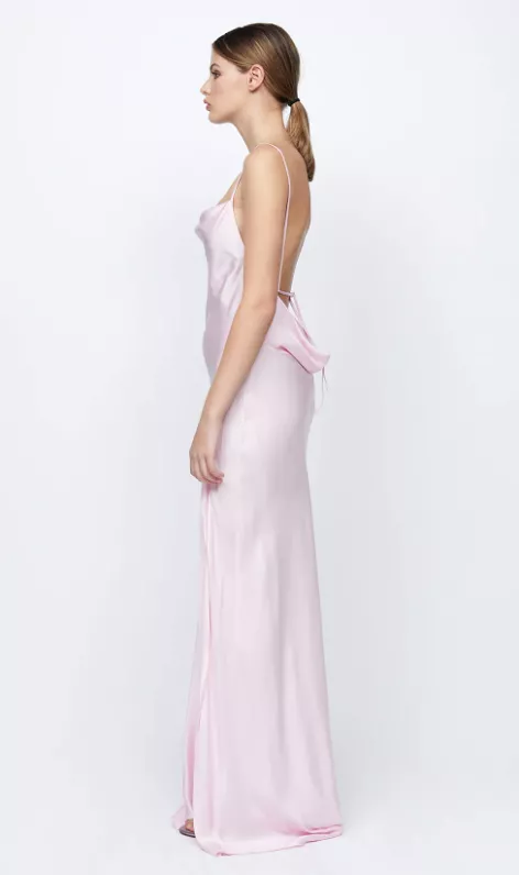 Joelle Maxi Dress - Quartz Pink, Split Design