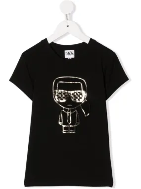 Gold-Black Ikonic T-Shirt by Karl Lagerfeld