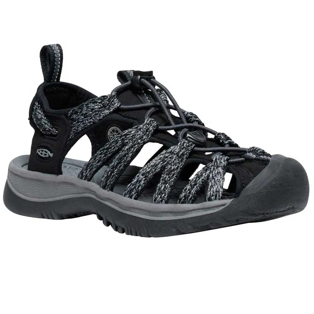 Keen Whisper Sandal Black Steel Grey Women's