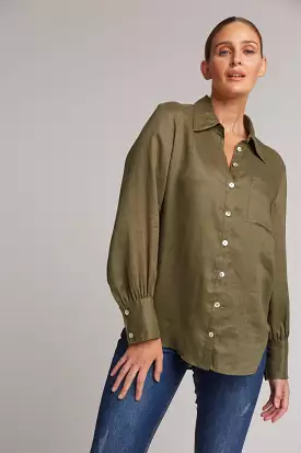 Khaki Linen Shirt