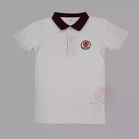 KMPS embroidered polo shirt