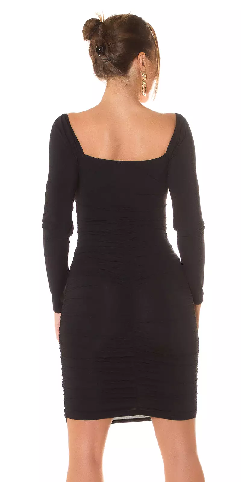 Koucla Long Sleeve Dress with Cut Out - Fashionable & Trendy | Shop Now