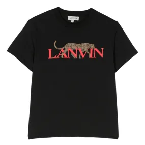 Black Lanvin Logo T-Shirt