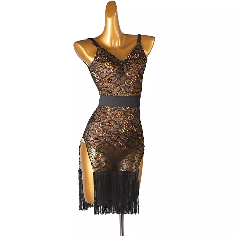 Latin Dance Practice Dress | LQ304 | Lace Embrace