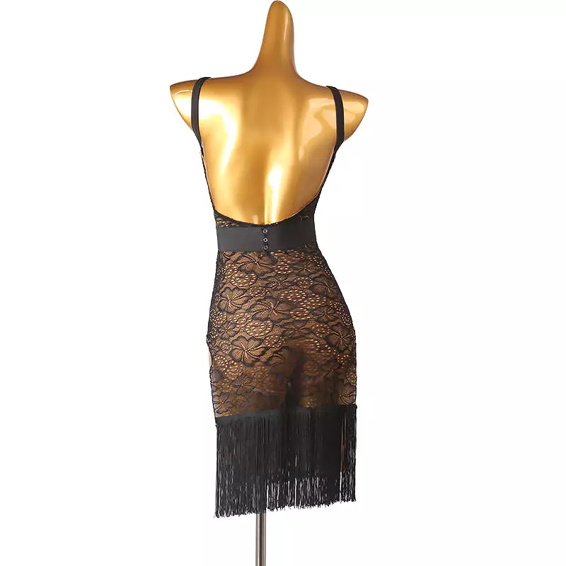 Latin Dance Practice Dress | LQ304 | Lace Embrace