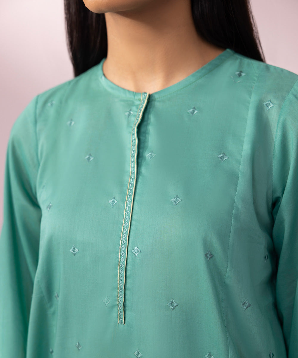 Lawn Shirt with Embroidery