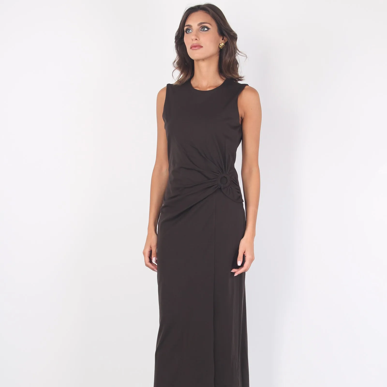 Locusta Abito Jersey Anella Moro - Dress Anella Moro Jersey Locusta