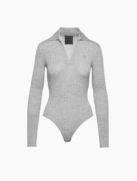 Long Sleeve Polo Bodysuit