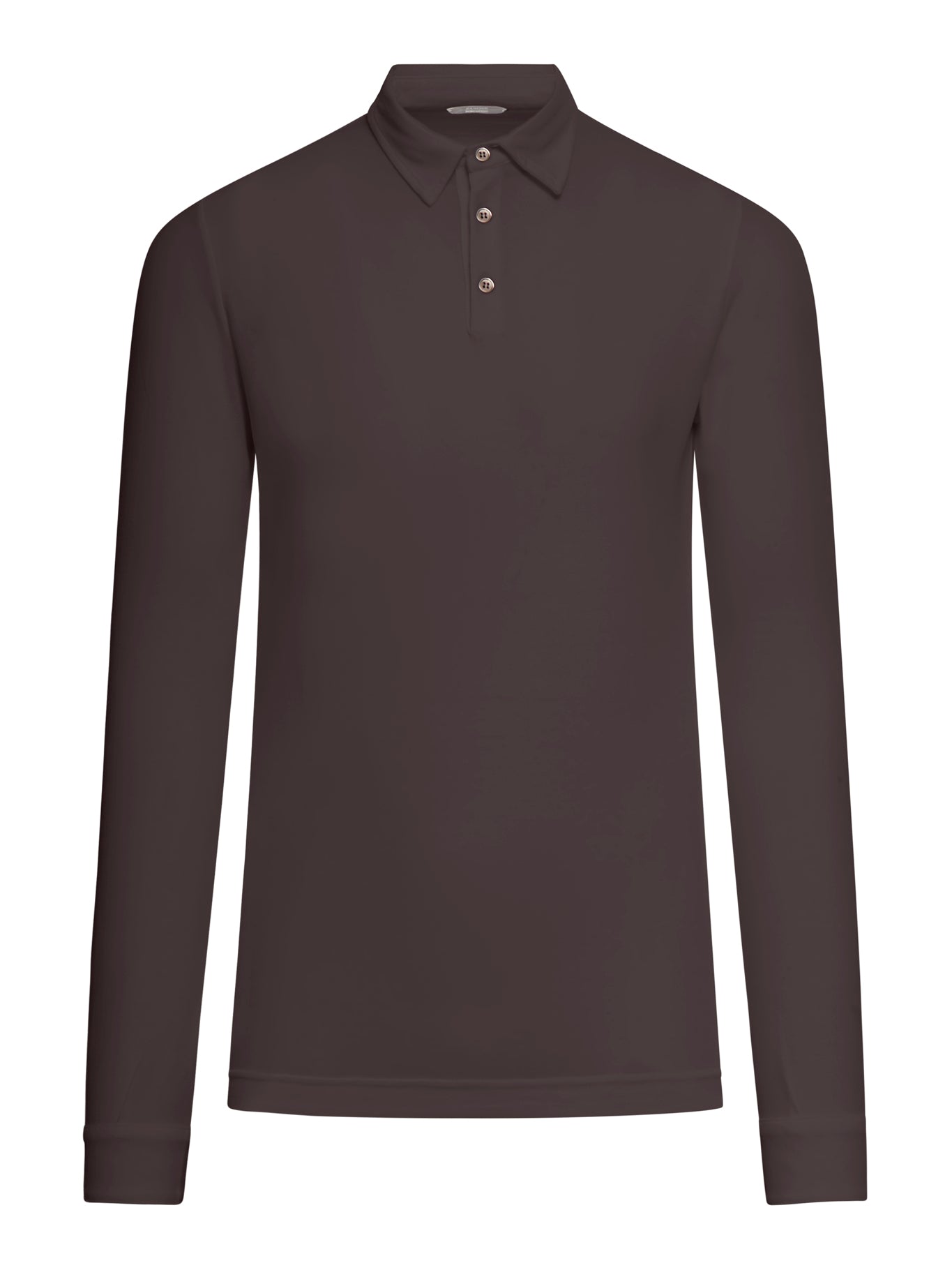 Long sleeve polo shirt