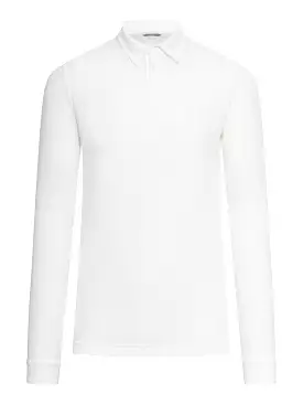 Long sleeve polo shirt