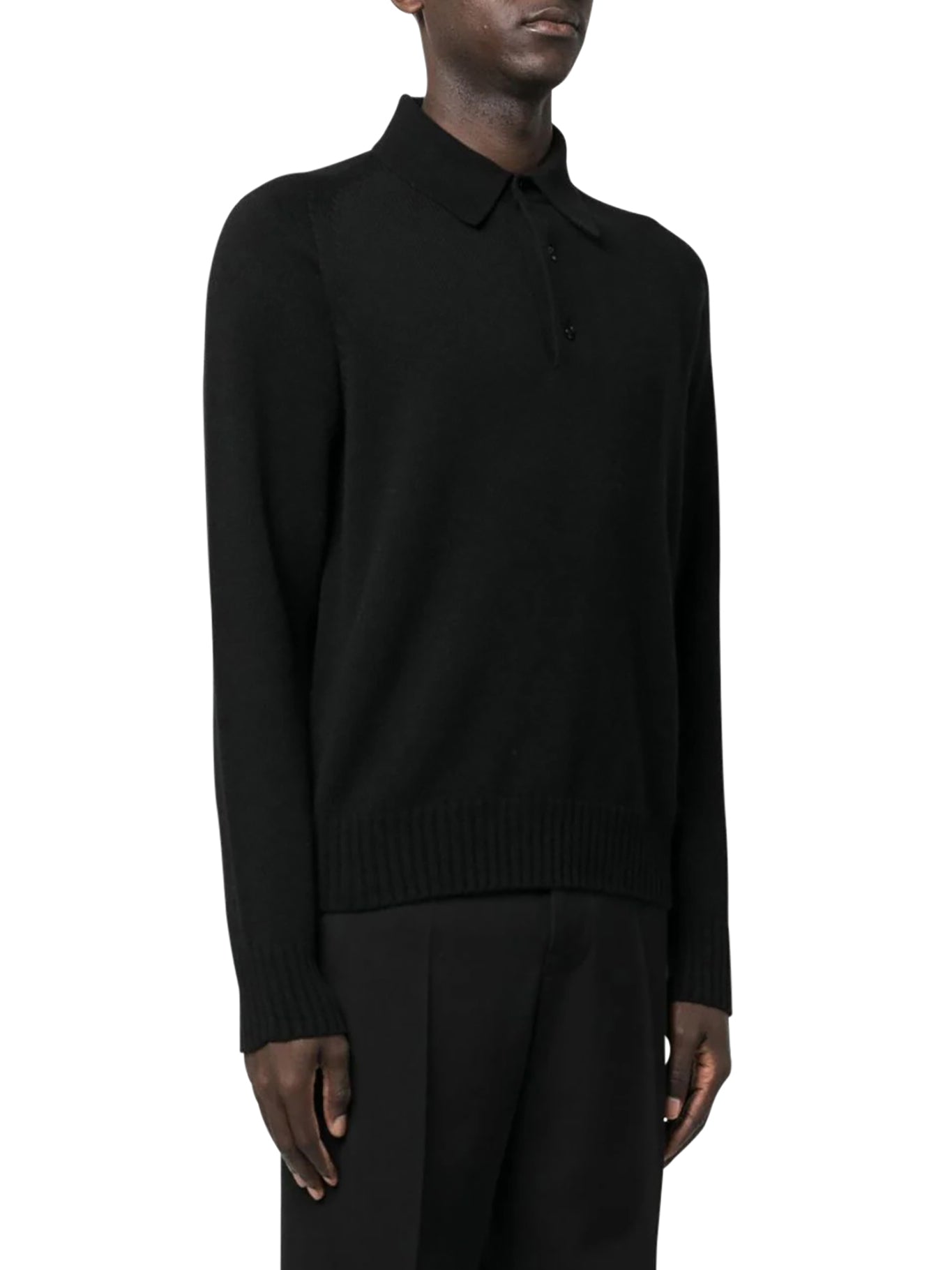 Long sleeve polo shirt