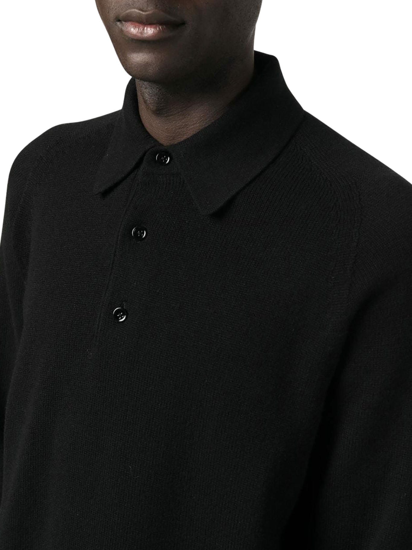 Long sleeve polo shirt