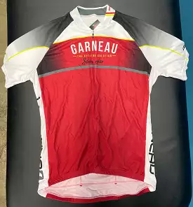 Louis Garneau Limited Jersey in Retro Style for Men, Size Medium, Red