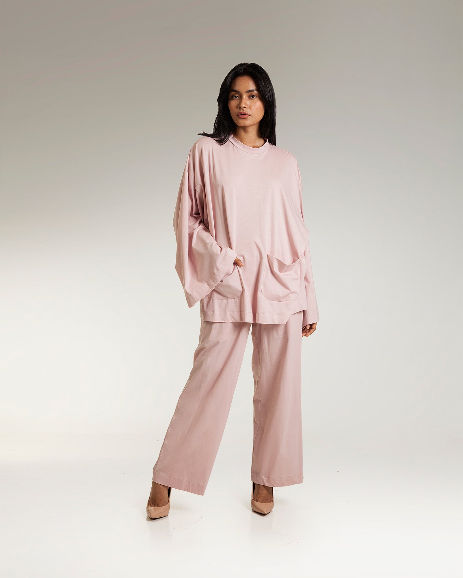 Melayu Sleepwear (Dusty Pink Jersey)