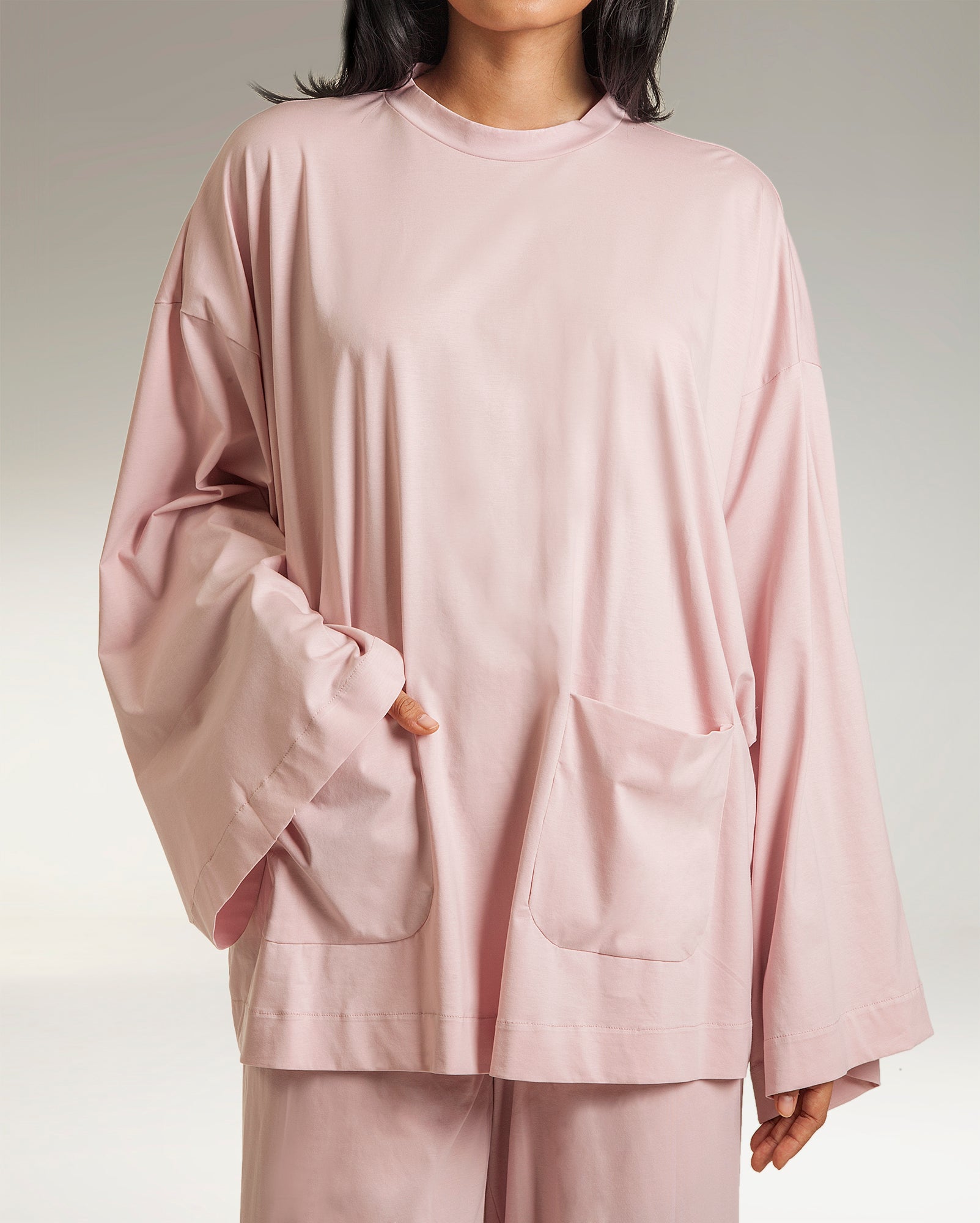 Melayu Sleepwear (Dusty Pink Jersey)