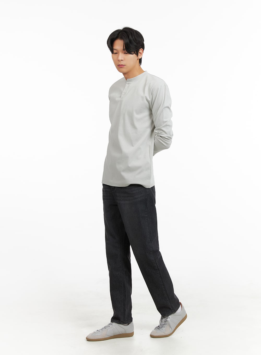 Men's Long Sleeve Polo Shirt IA402