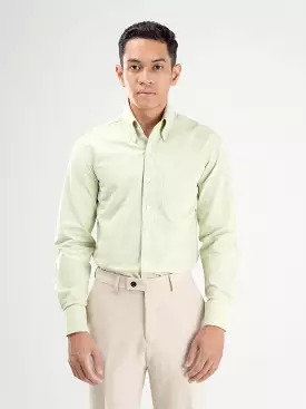 Mint Green Oxford Button-Down Collar Formal Shirt