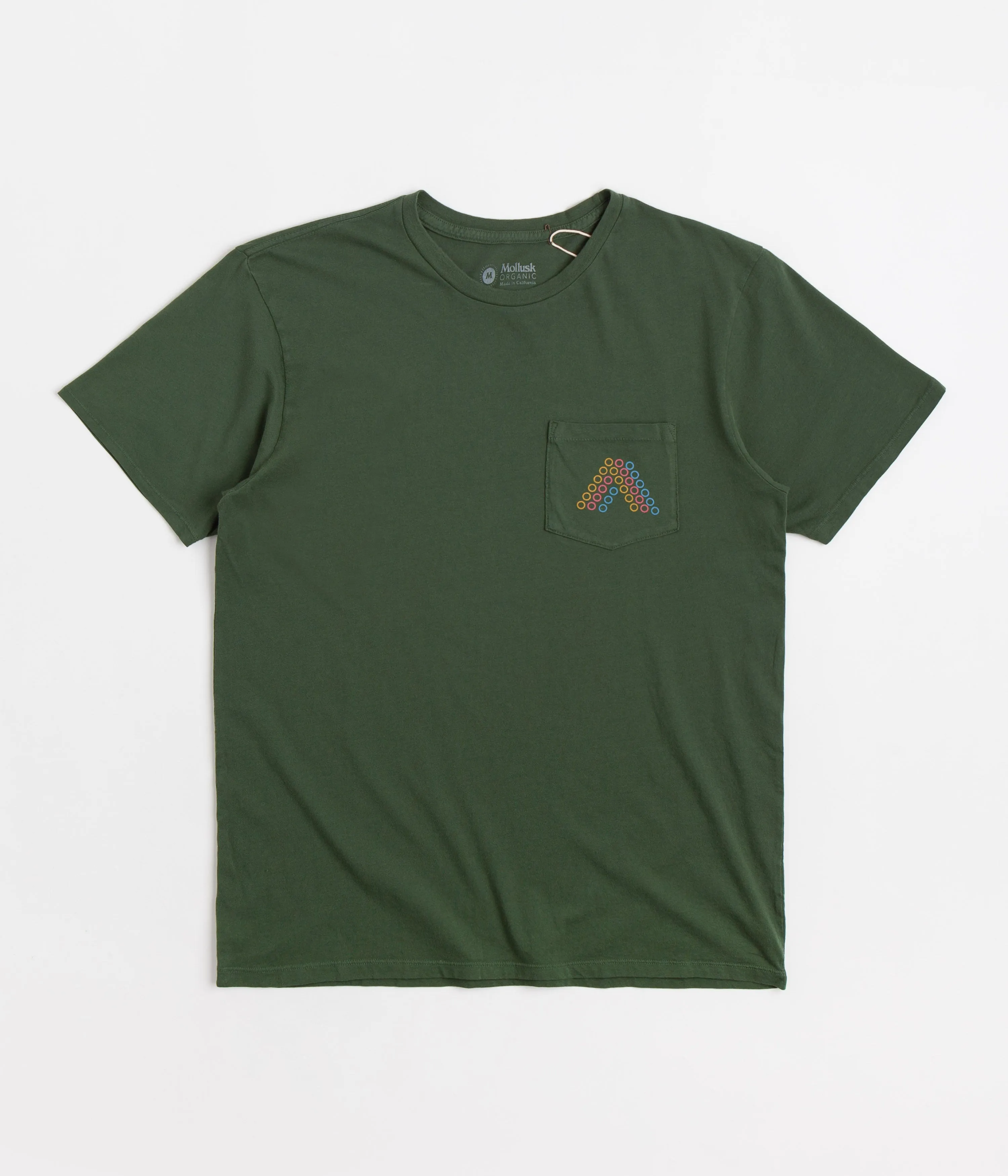 Mollusk Energy Lattice T-Shirt in Rover Green Color