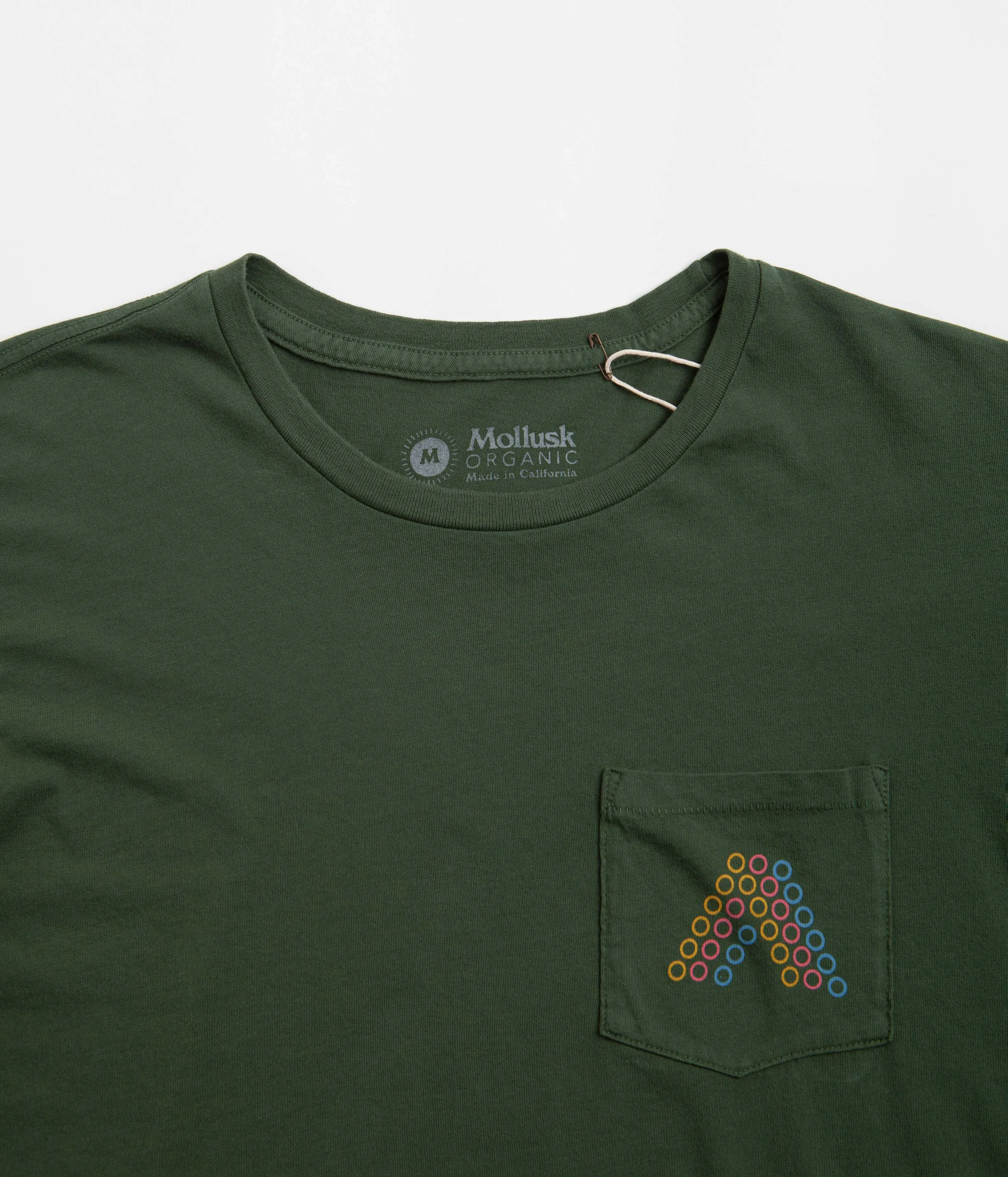 Mollusk Energy Lattice T-Shirt in Rover Green Color