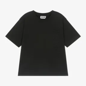 Moschino Black Mono Logo T-Shirt