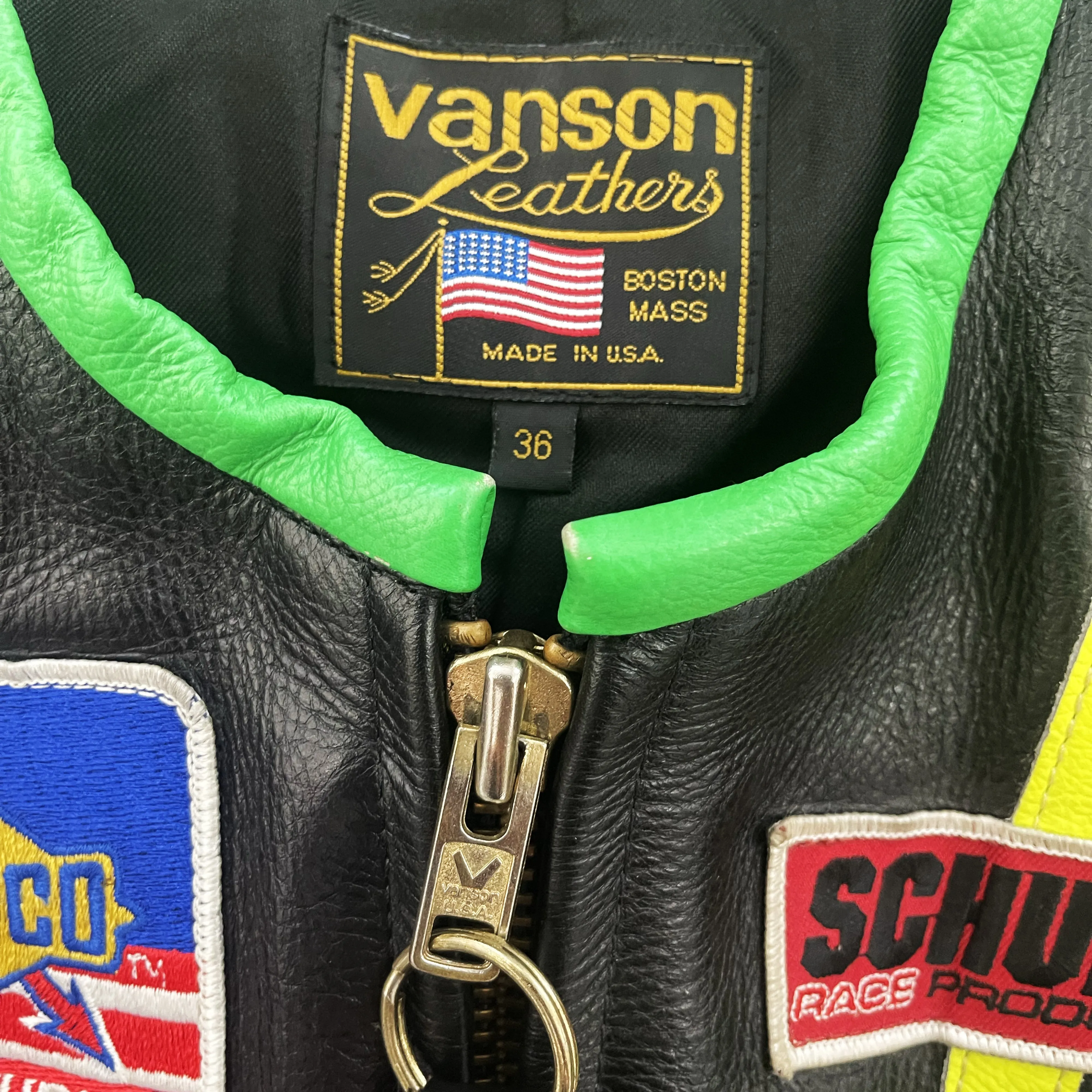 Motorcycle Racer Jacket by Vanson Leathers