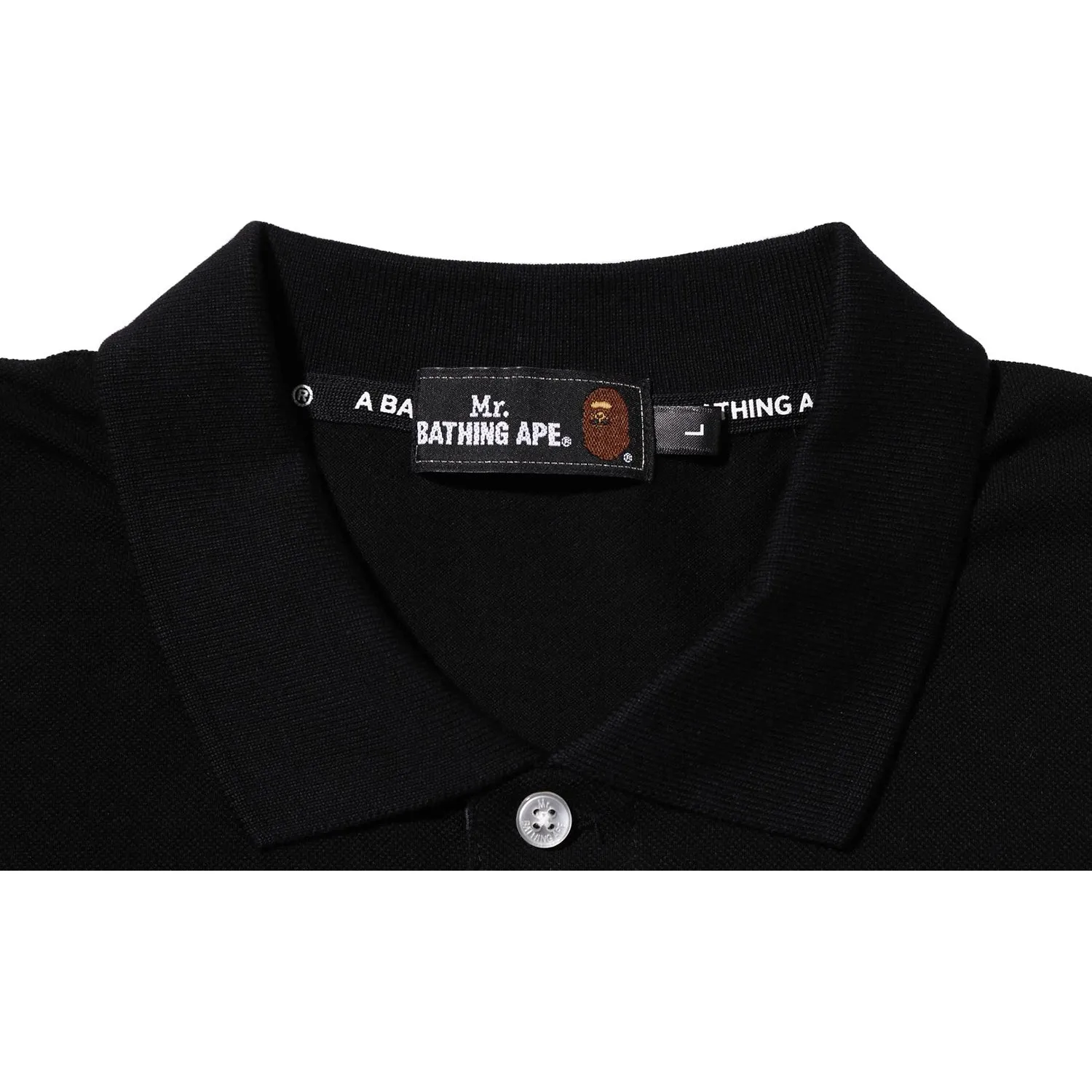 Mr Bathing Ape Long Sleeve Polo Mens