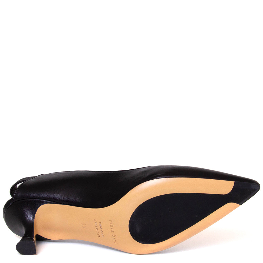 Naomi Women's Leather Slingback Pump.