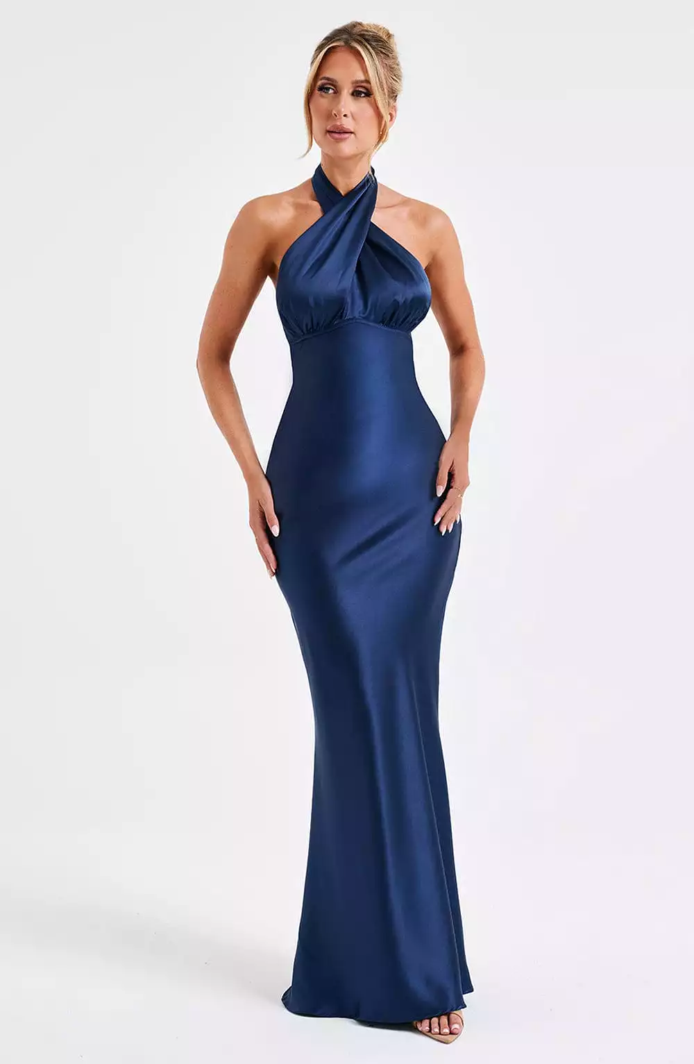 Navy Maxi Dress - Dimitra