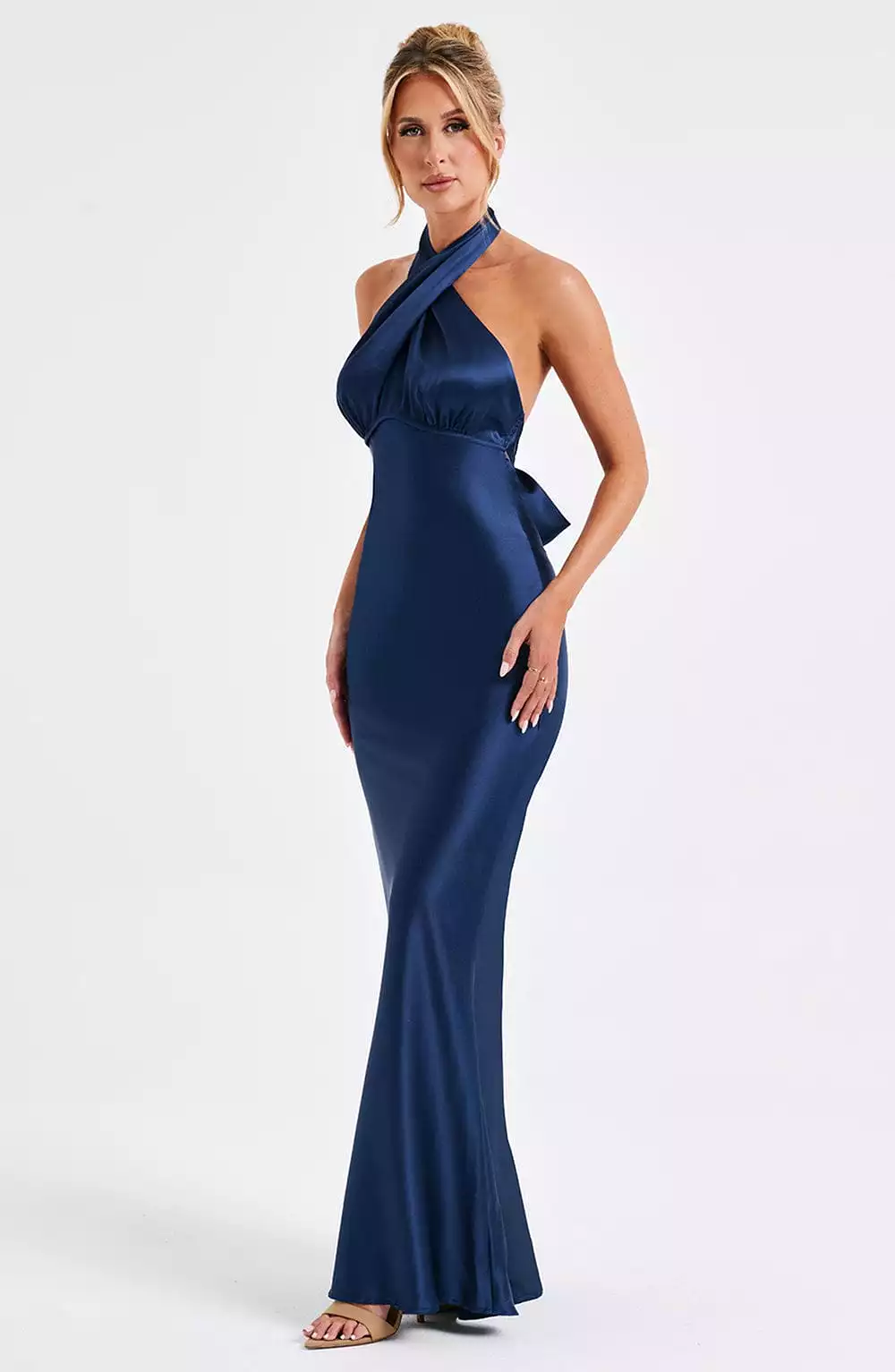 Navy Maxi Dress - Dimitra