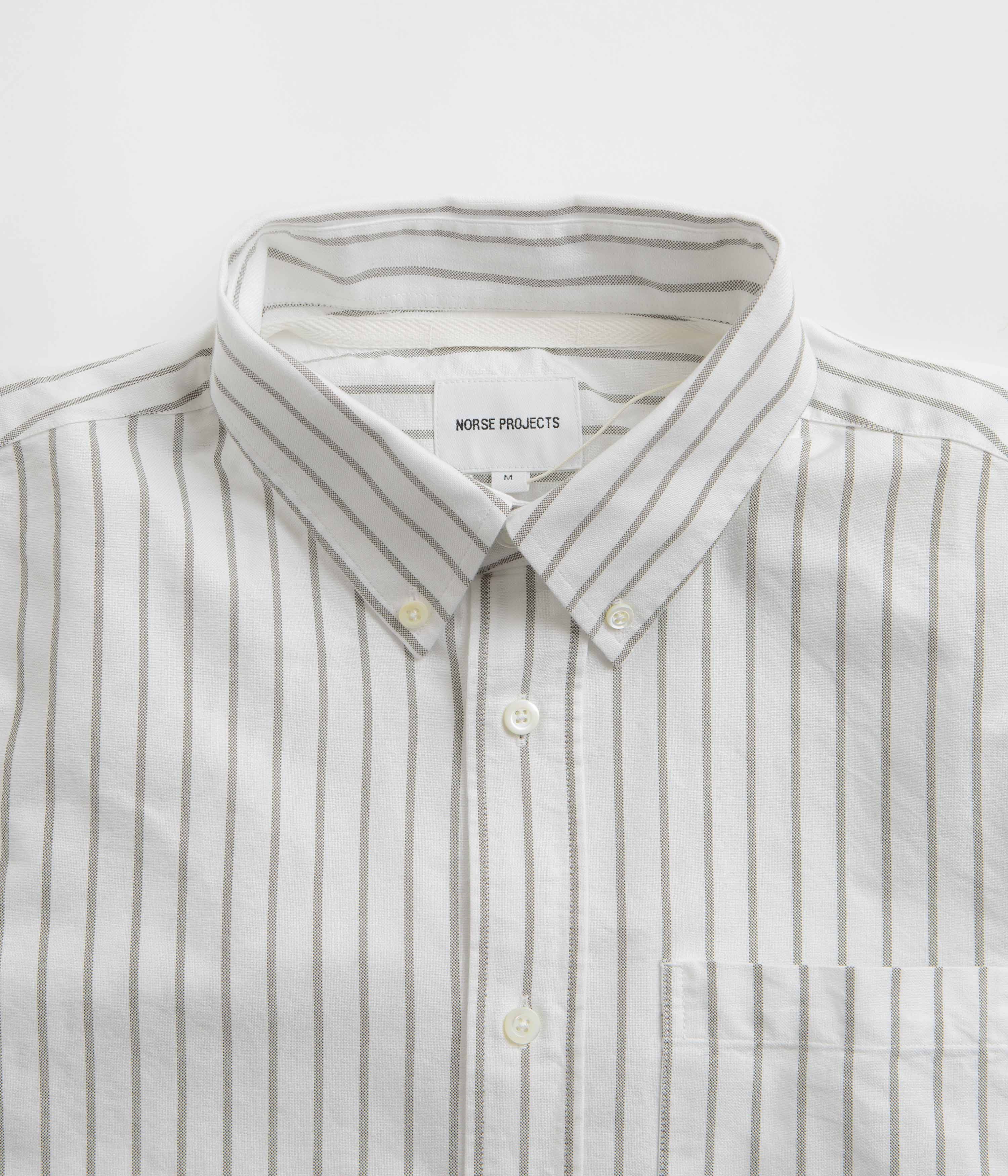 Norse Projects Algot Monogram Shirt - Spruce Green for sale online.