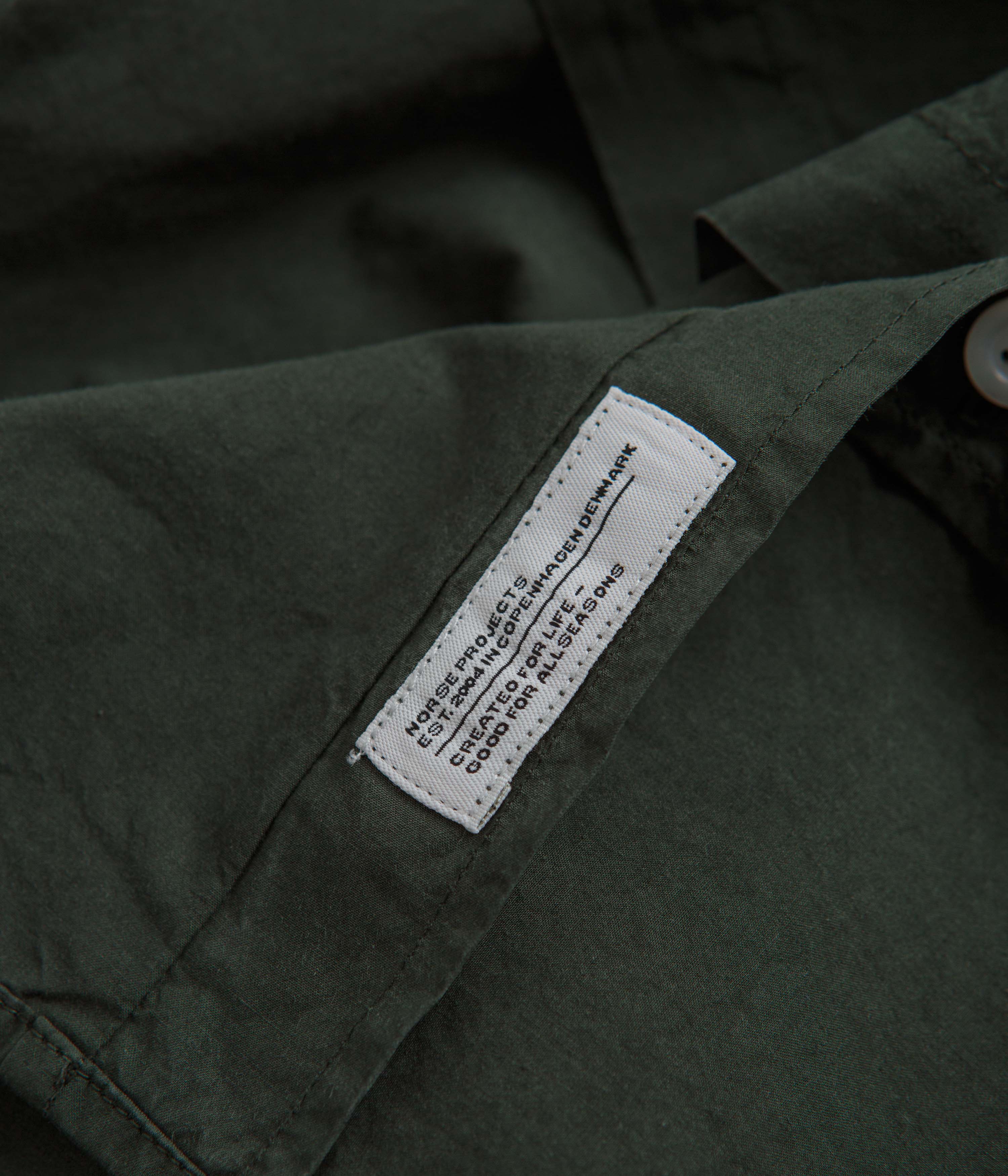 Norse Projects Osvald Shirt - Spruce Green