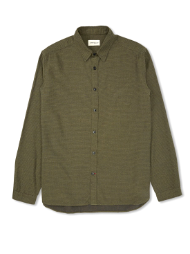 Oliver Spencer green NYC shirt