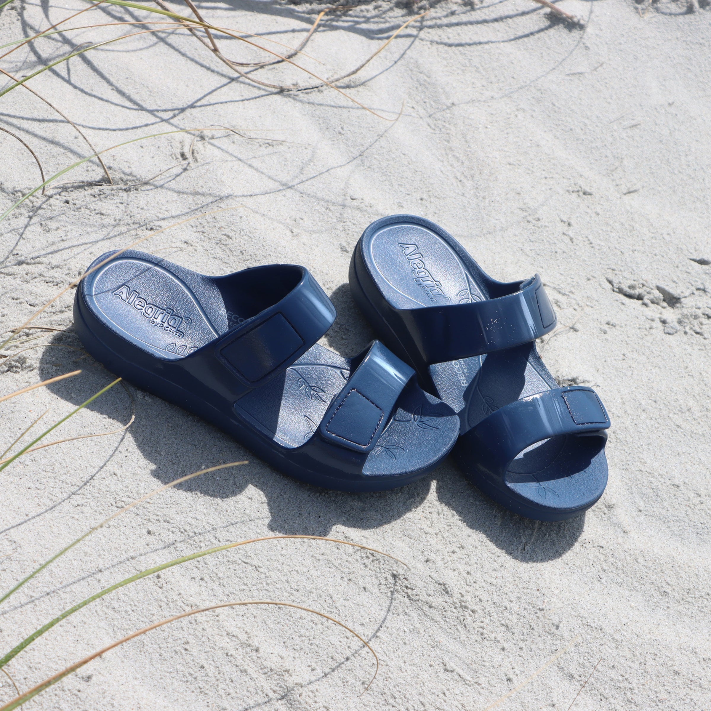 Orbyt Navy Gloss Sandal - Shop Now!