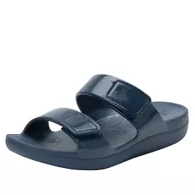 Orbyt Navy Gloss Sandal - Shop Now!