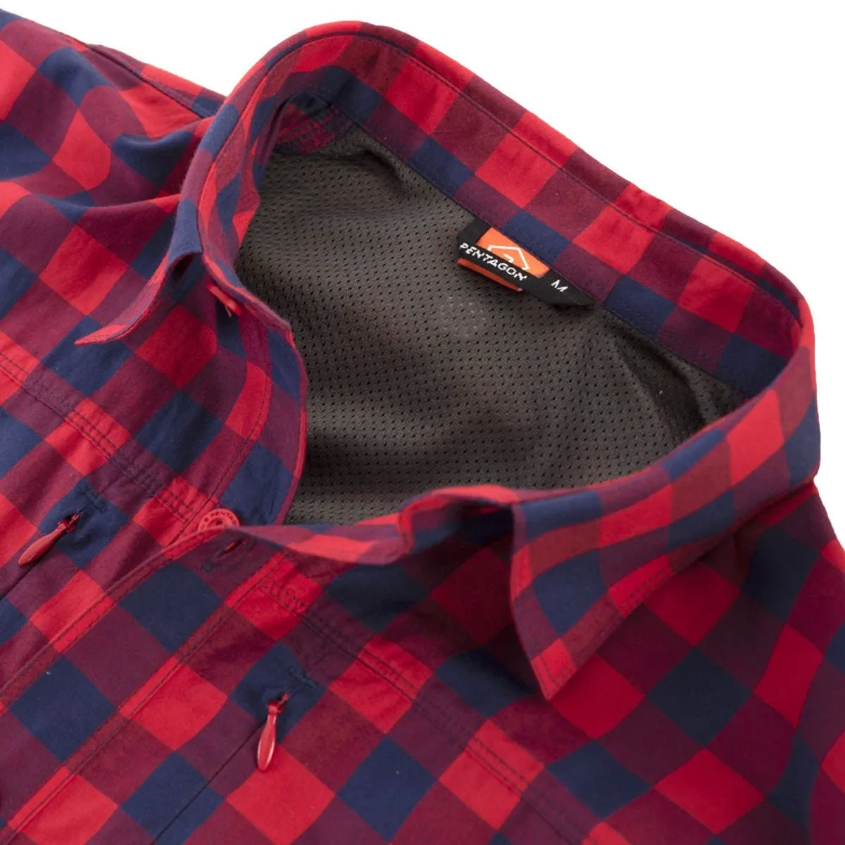 Pentagon Tactical Shirt Red Checks